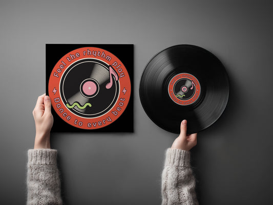 Vinyl Record Mockup | PSD File